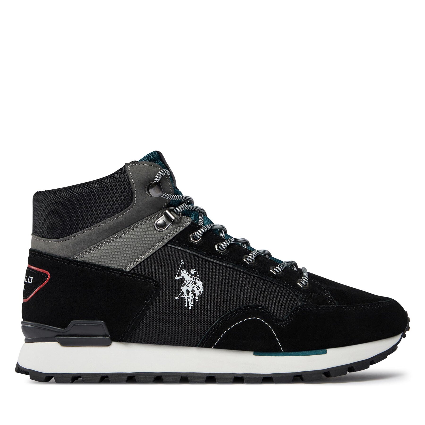 Schnürschuhe U.S. Polo Assn. ARON005 Blk-Gry01 von U.S. Polo Assn.