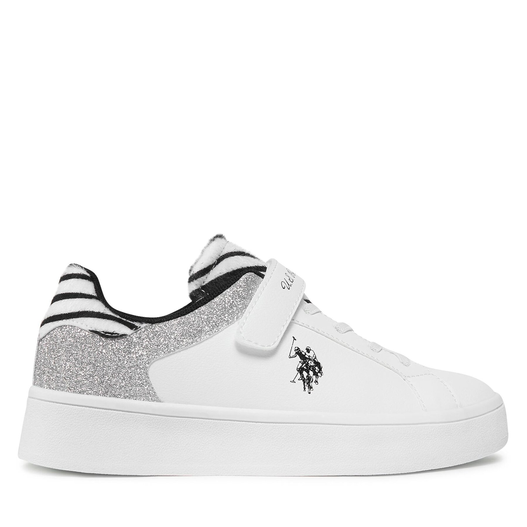 Sneakers U.S. Polo Assn. BRYGIT001 S Whi-Sil01 von U.S. Polo Assn.