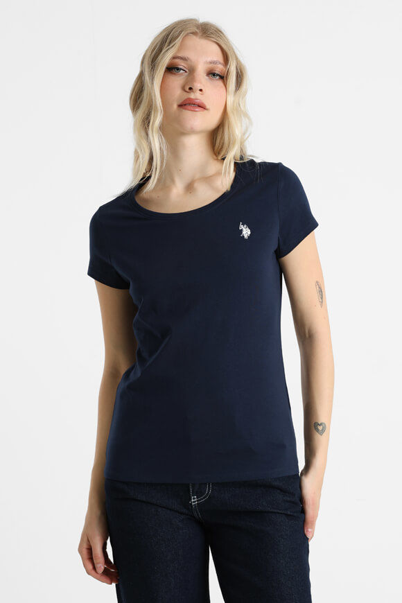 U.S. Polo Assn. Lucy T-Shirt | Navy | Damen  | L von U.S. Polo Assn.