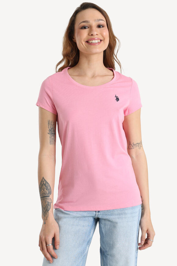 U.S. Polo Assn. Lucy T-Shirt | Pink | Damen  | XS von U.S. Polo Assn.