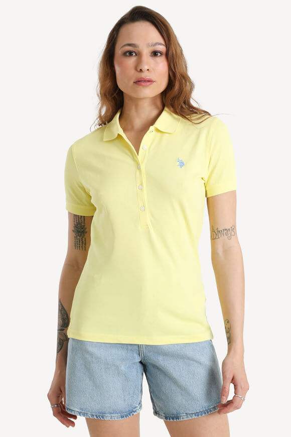 U.S. Polo Assn. Poloshirt | Yellow | Damen  | S von U.S. Polo Assn.