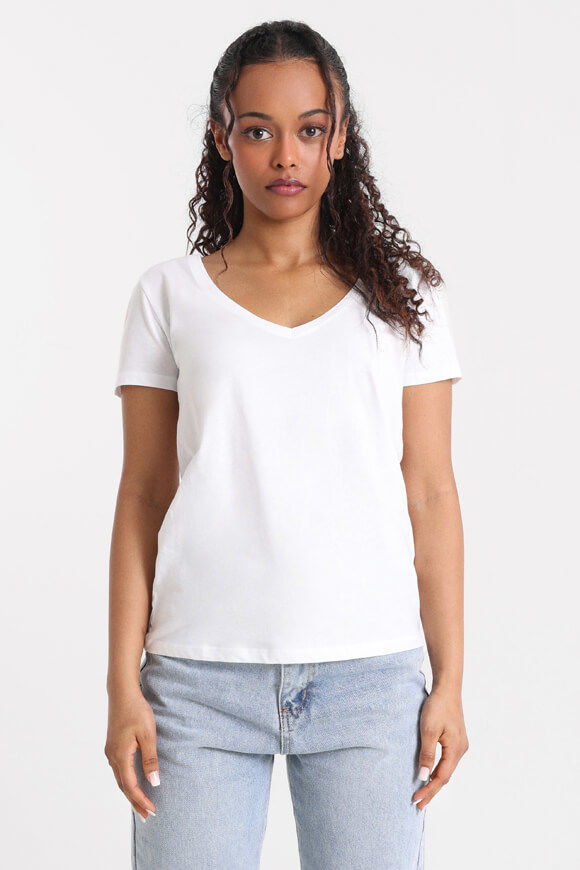 U.S. Polo Assn. T-Shirt | White | Damen  | M von U.S. Polo Assn.