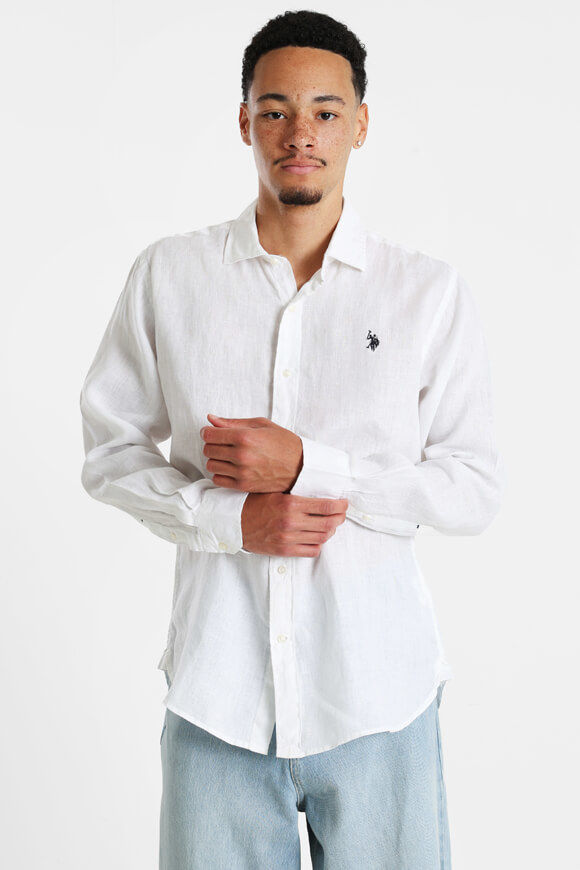 U.S. Polo Assn. Zed Leinenhemd | White | Herren | M U.S. Polo Assn. Zed Leinenhemd | White | Herren | M von U.S. Polo Assn.