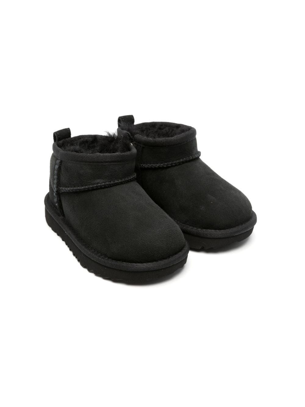 UGG Kids Classic Ultra Mini suede boots - Black von UGG Kids
