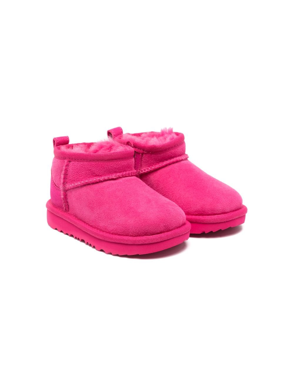 UGG Kids Classic Ultra Mini suede boots - Pink von UGG Kids