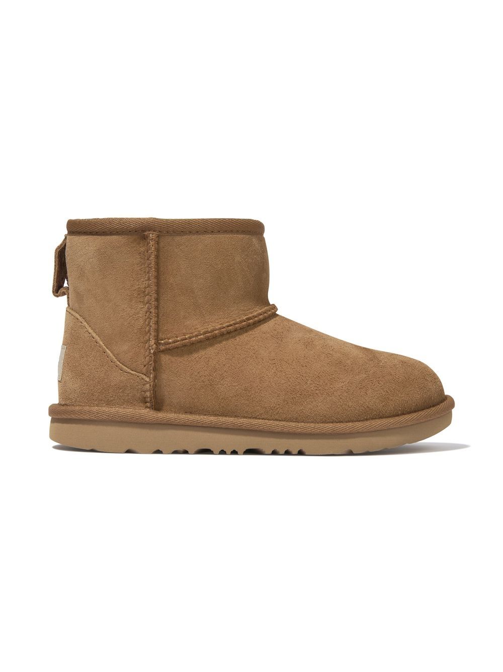 UGG Kids Ultra-Mini leather boots - Brown von UGG Kids