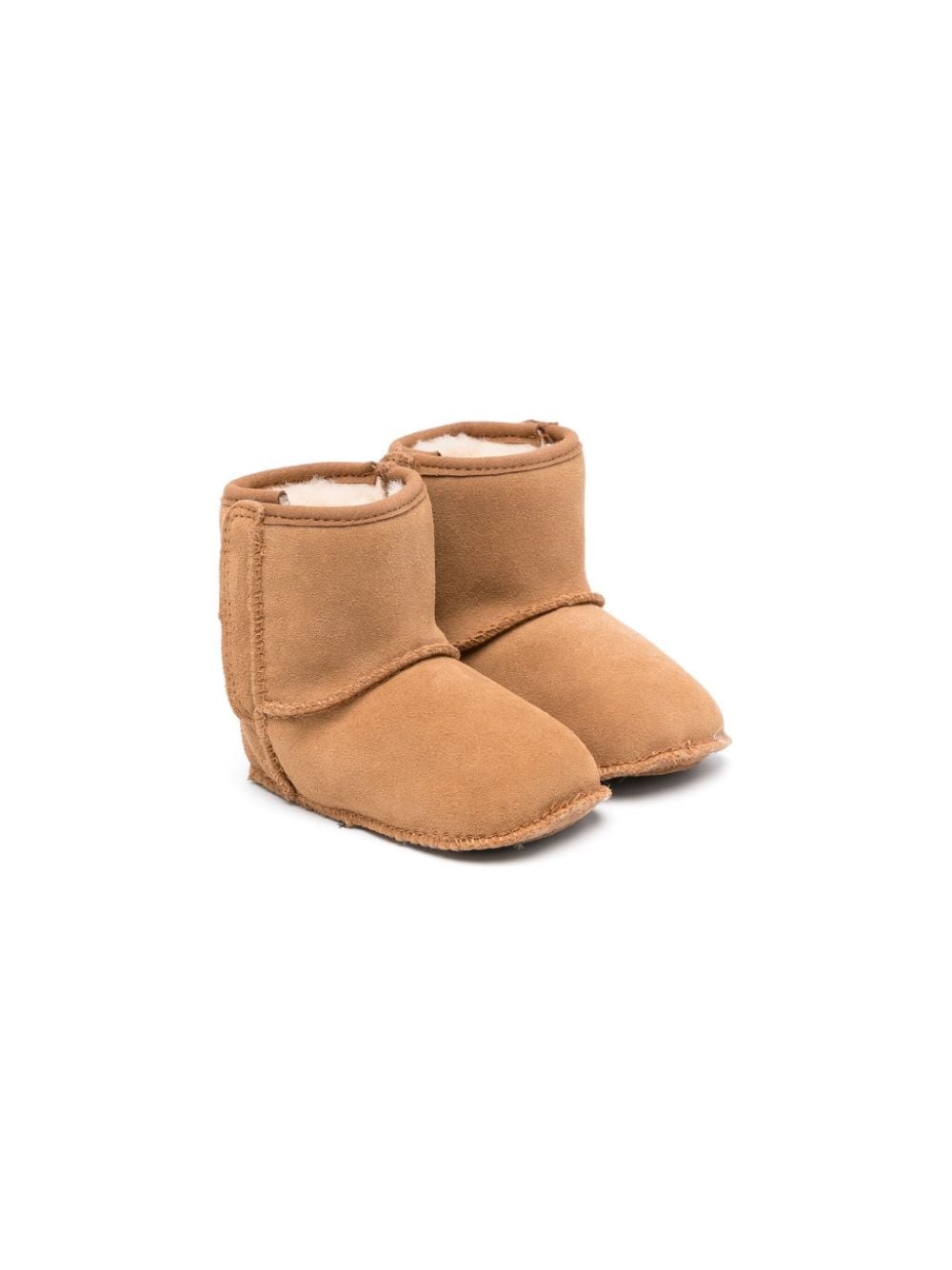 UGG Kids leather shearling-lined ankle boots - Brown von UGG Kids