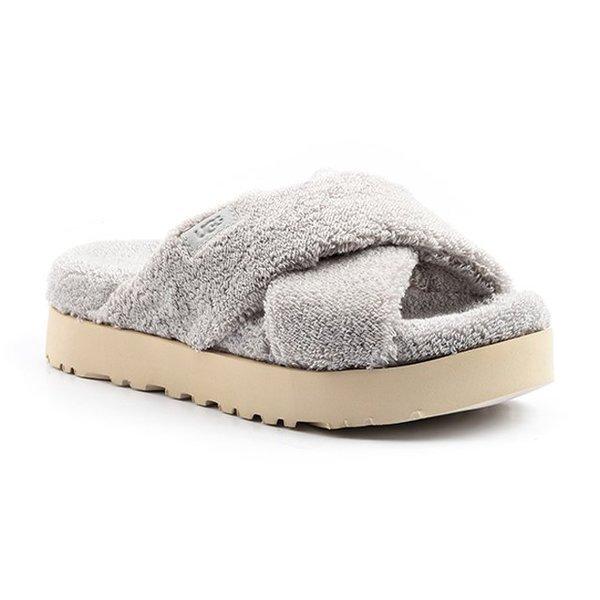 Fuzz Sugar Terry Cross Slide-36 Damen Grau 36 von UGG