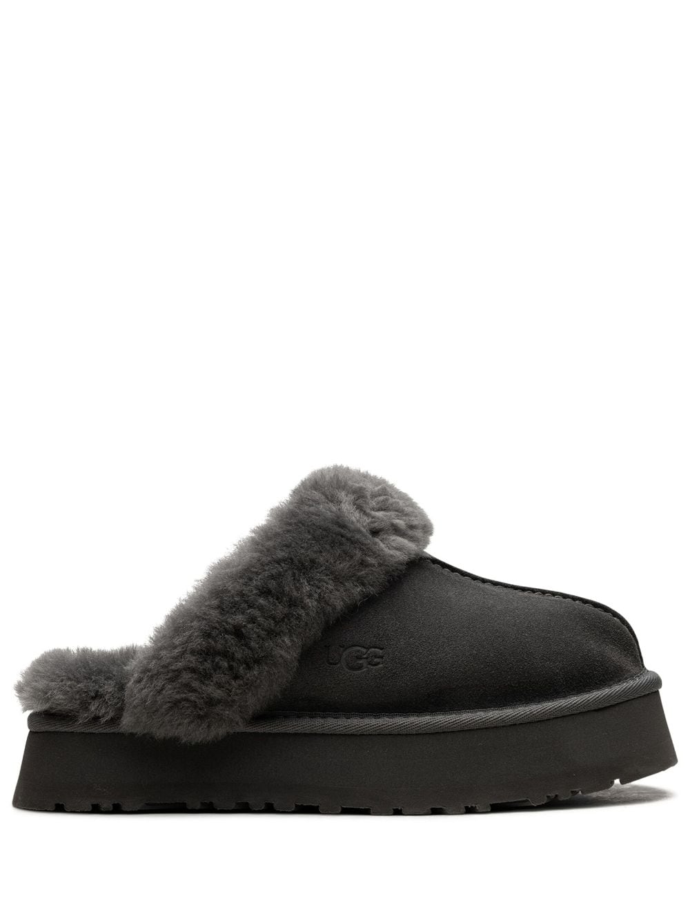 UGG Disquette shearling platform slippers - Grey von UGG