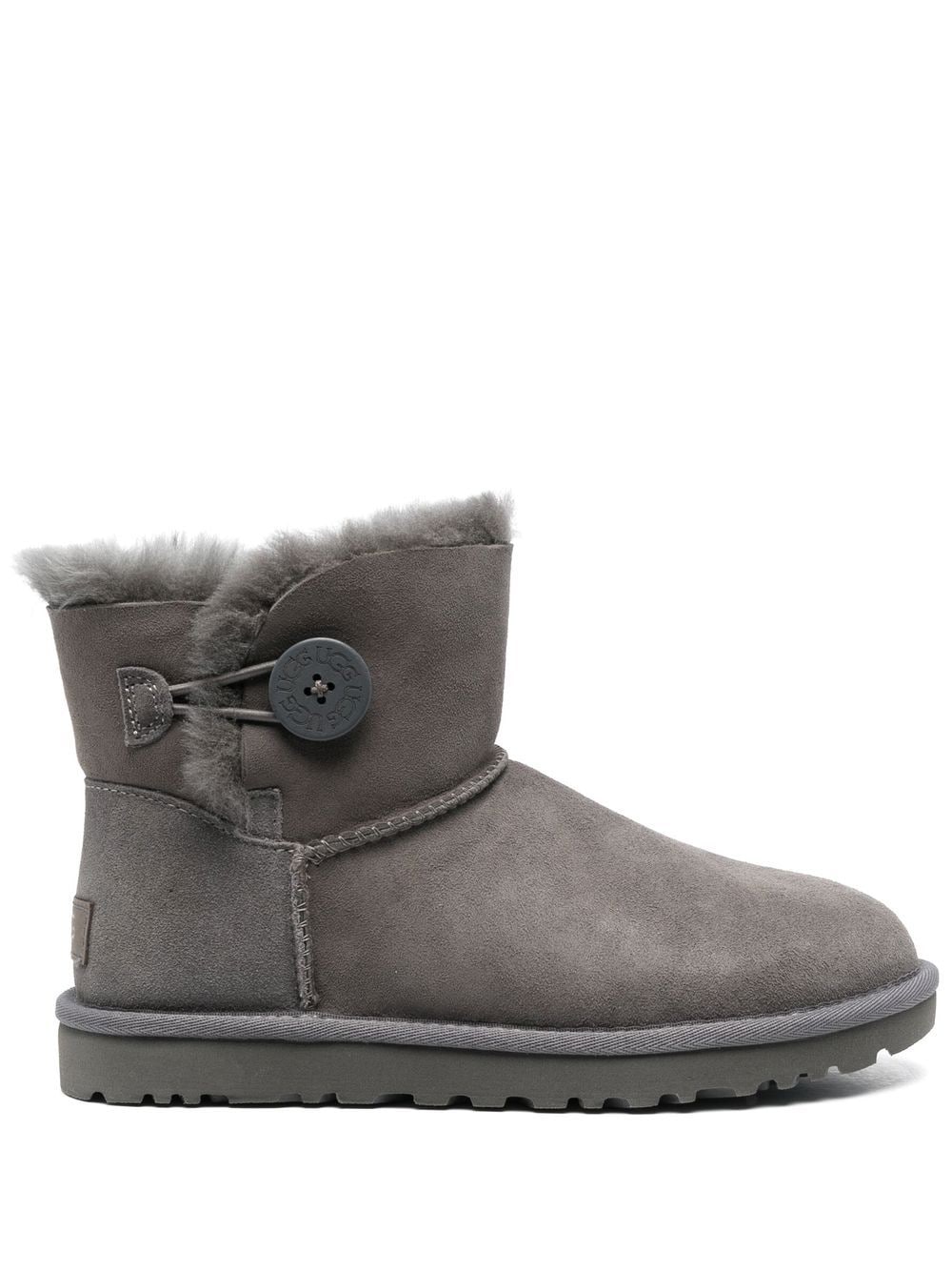 UGG Mini Bailey Button II suede boots - Grey von UGG