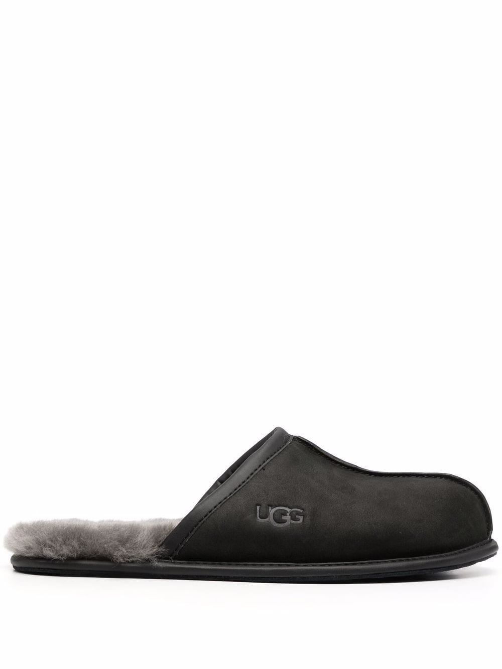 UGG Scuff leather slippers - Black von UGG