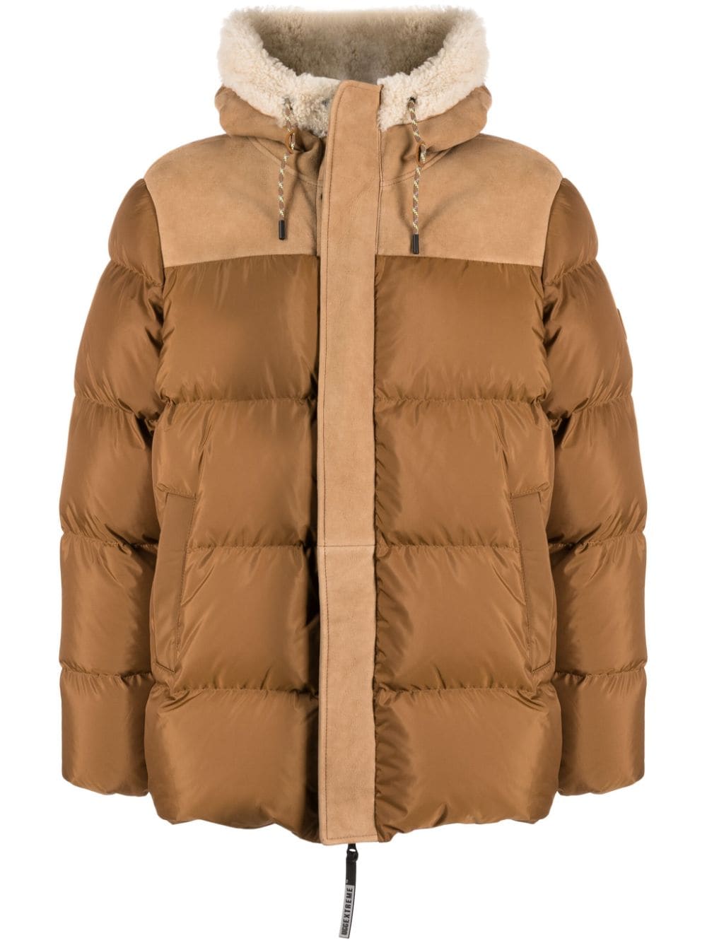 UGG Shasta shearling-trim hood padded jacket - Brown von UGG