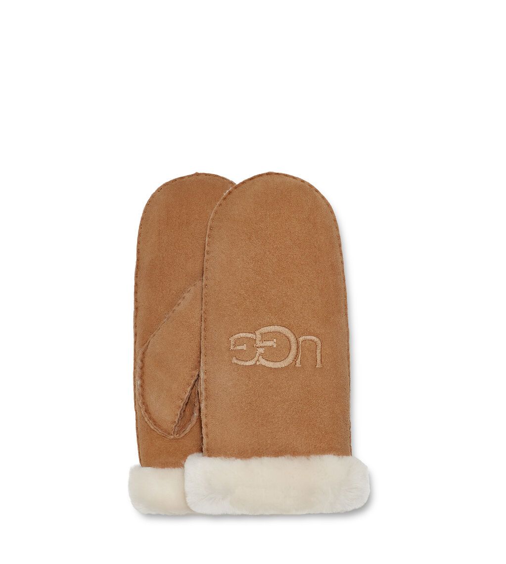 UGG W SHEEPSKIN EMBROIDER MITTEN-SM SM von UGG