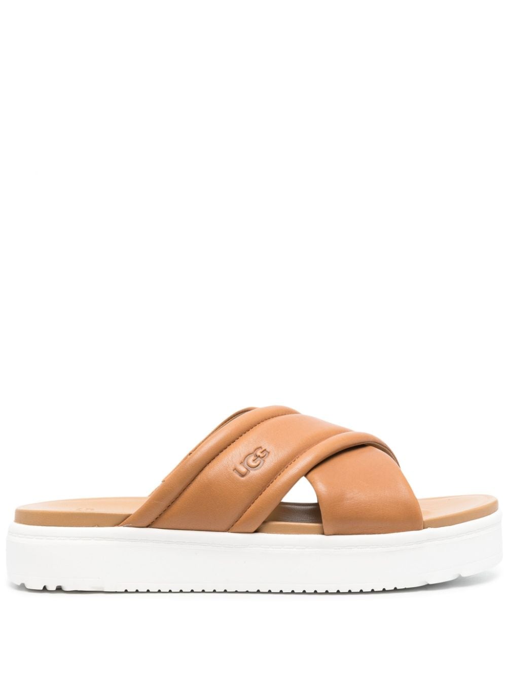 UGG Zayne crossband slides - Brown von UGG