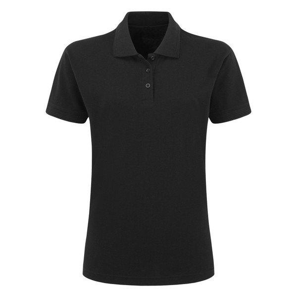 Poloshirt Damen Schwarz 46 von ULTIMATE