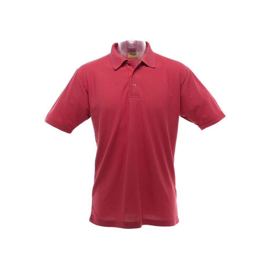 Pique Polo Damen Rot Bunt XXL von ULTIMATE