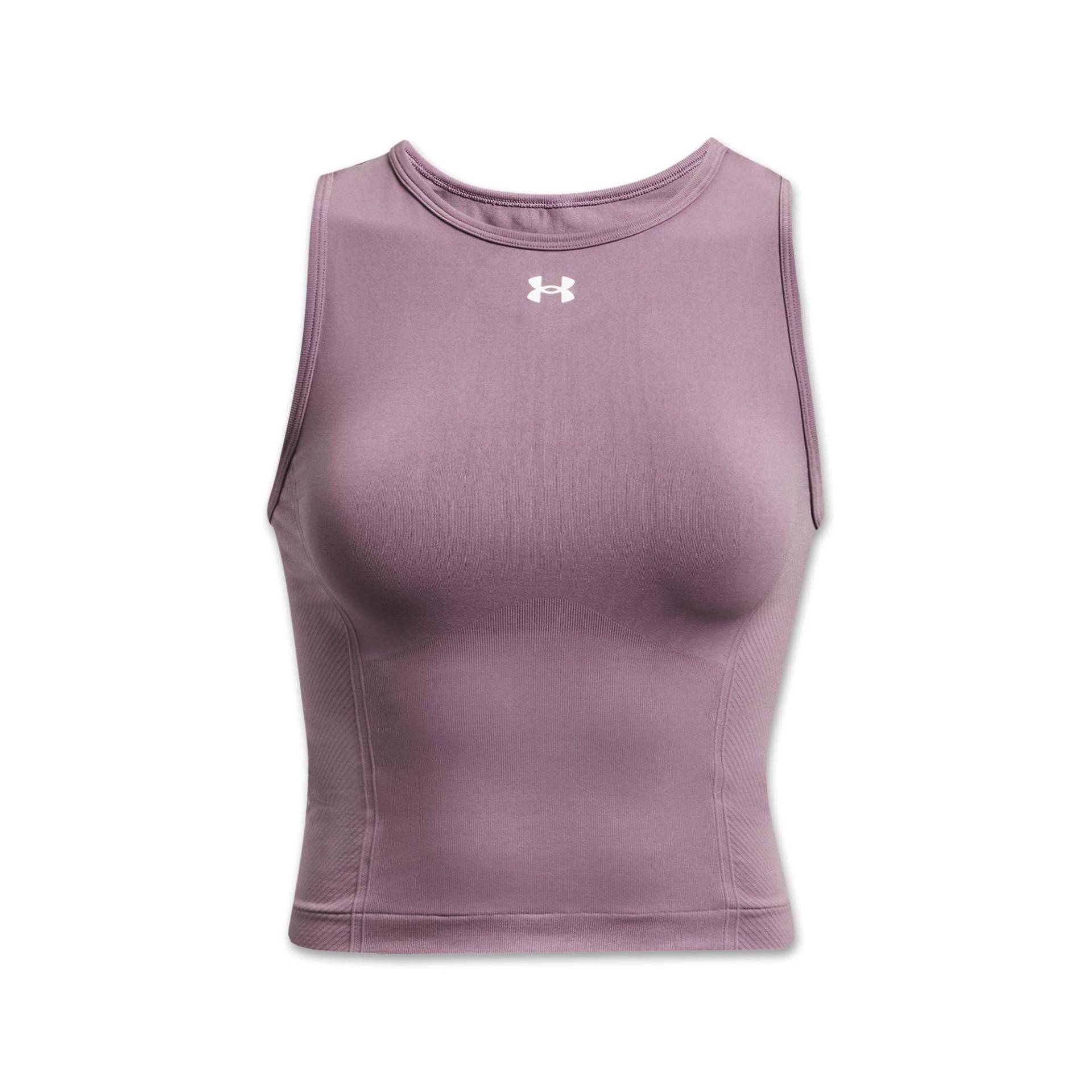 Cropped Top Unisex Lavendel L von UNDER ARMOUR