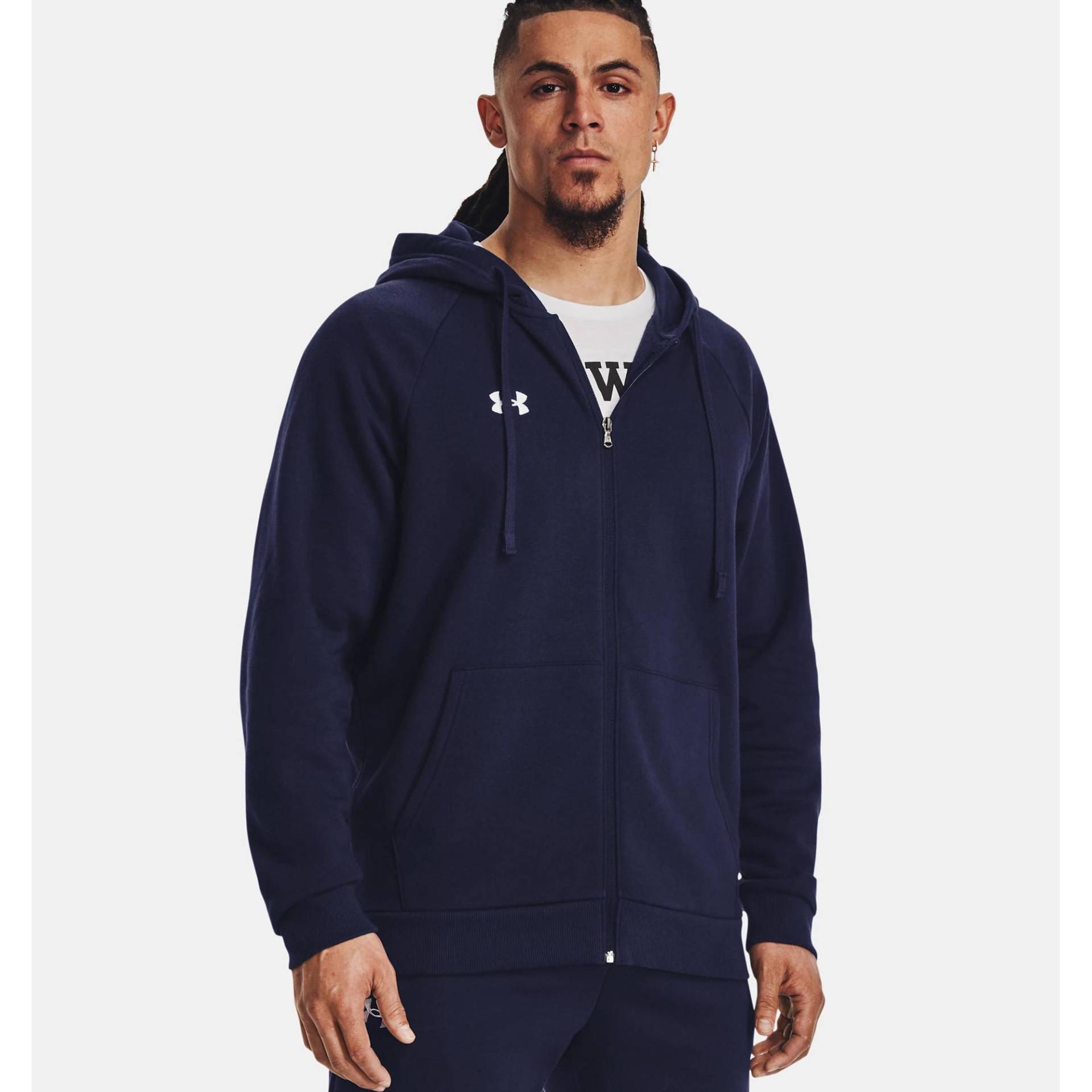 Sweatjacke Herren Dunkelblau M von UNDER ARMOUR