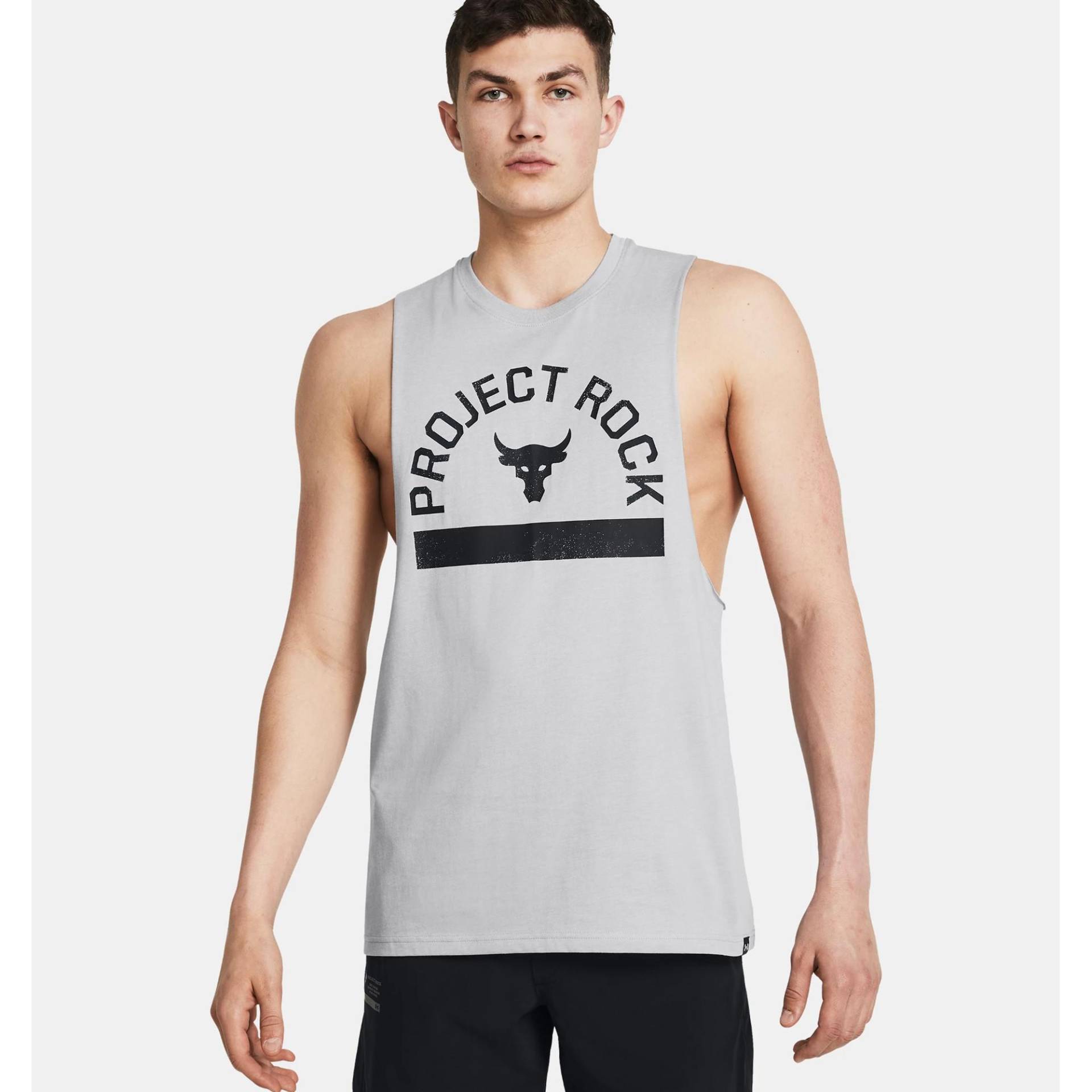 Tank Top Herren Grau M von UNDER ARMOUR