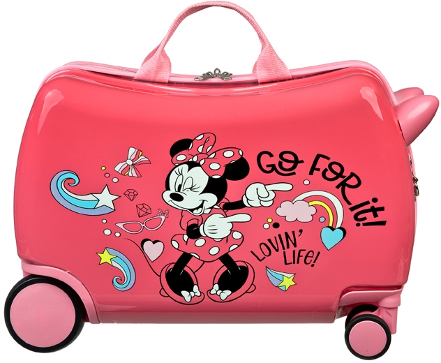 UNDERCOVER Kinderkoffer »Ride-on Trolley, Minnie Mouse«, 4 Rollen von UNDERCOVER