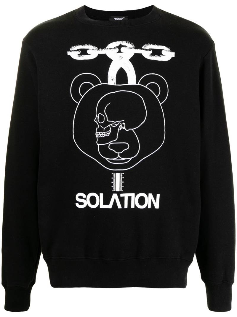 Undercover Solation-print sweatshirt - Black von Undercover