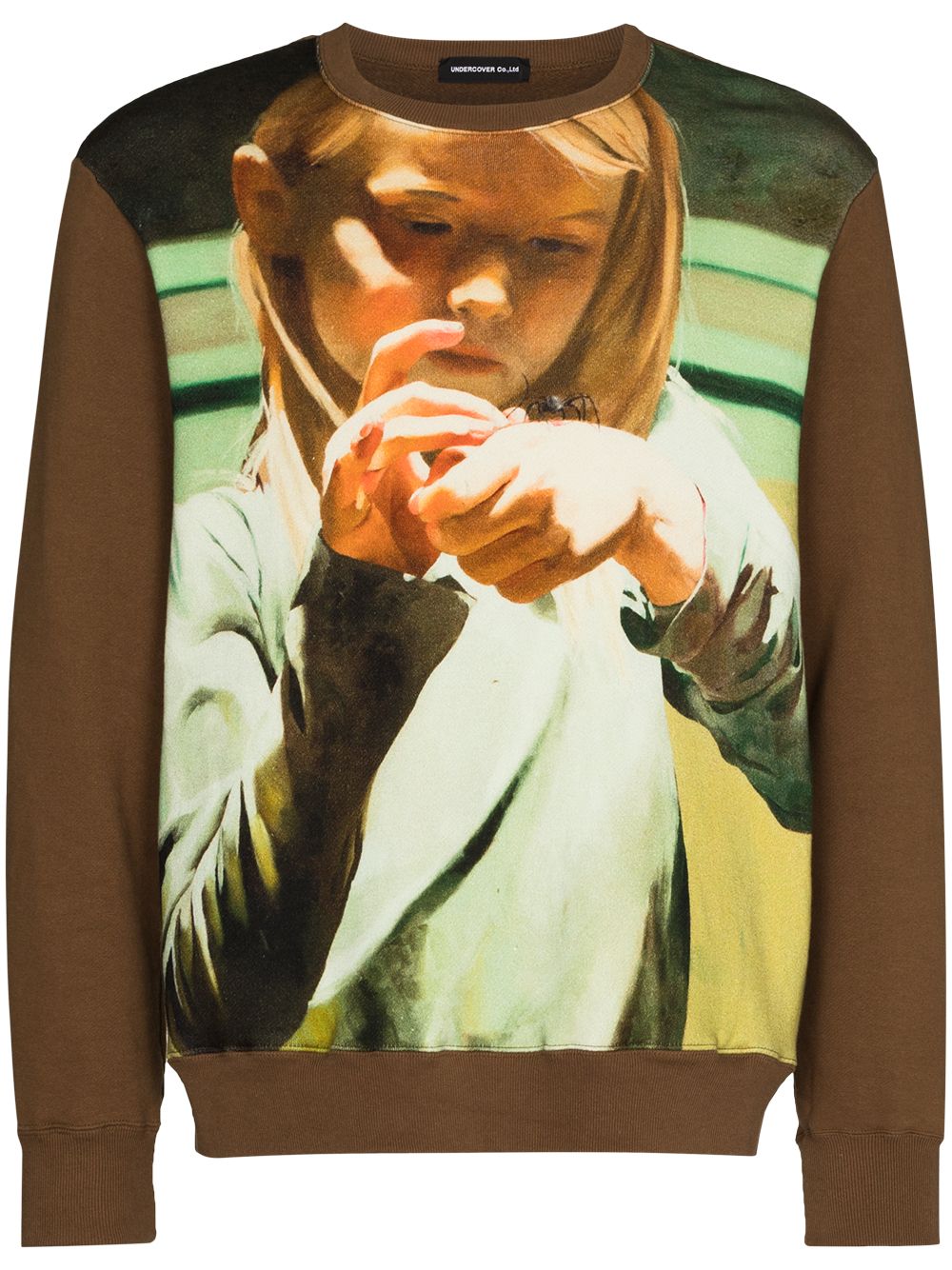 Undercover x Markus Akesson painterly-print sweatshirt - Brown von Undercover