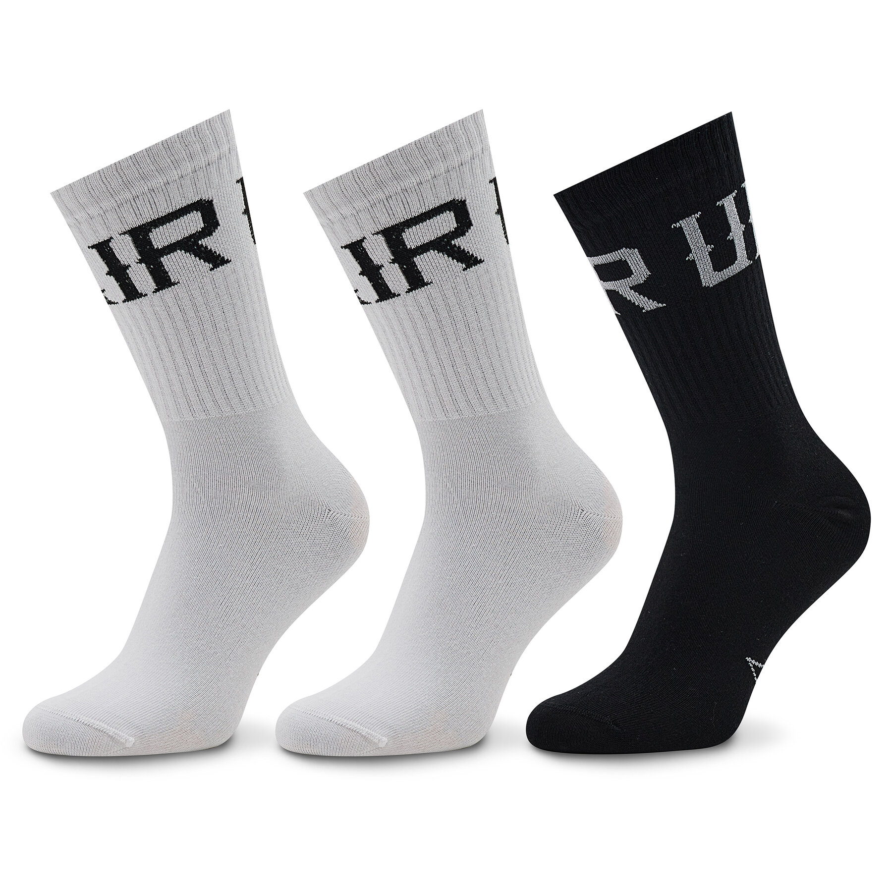 3er-Set hohe Unisex-Socken Unfair Athletics Basic UNFR22-076 Black/White von UNFAIR ATHLETICS