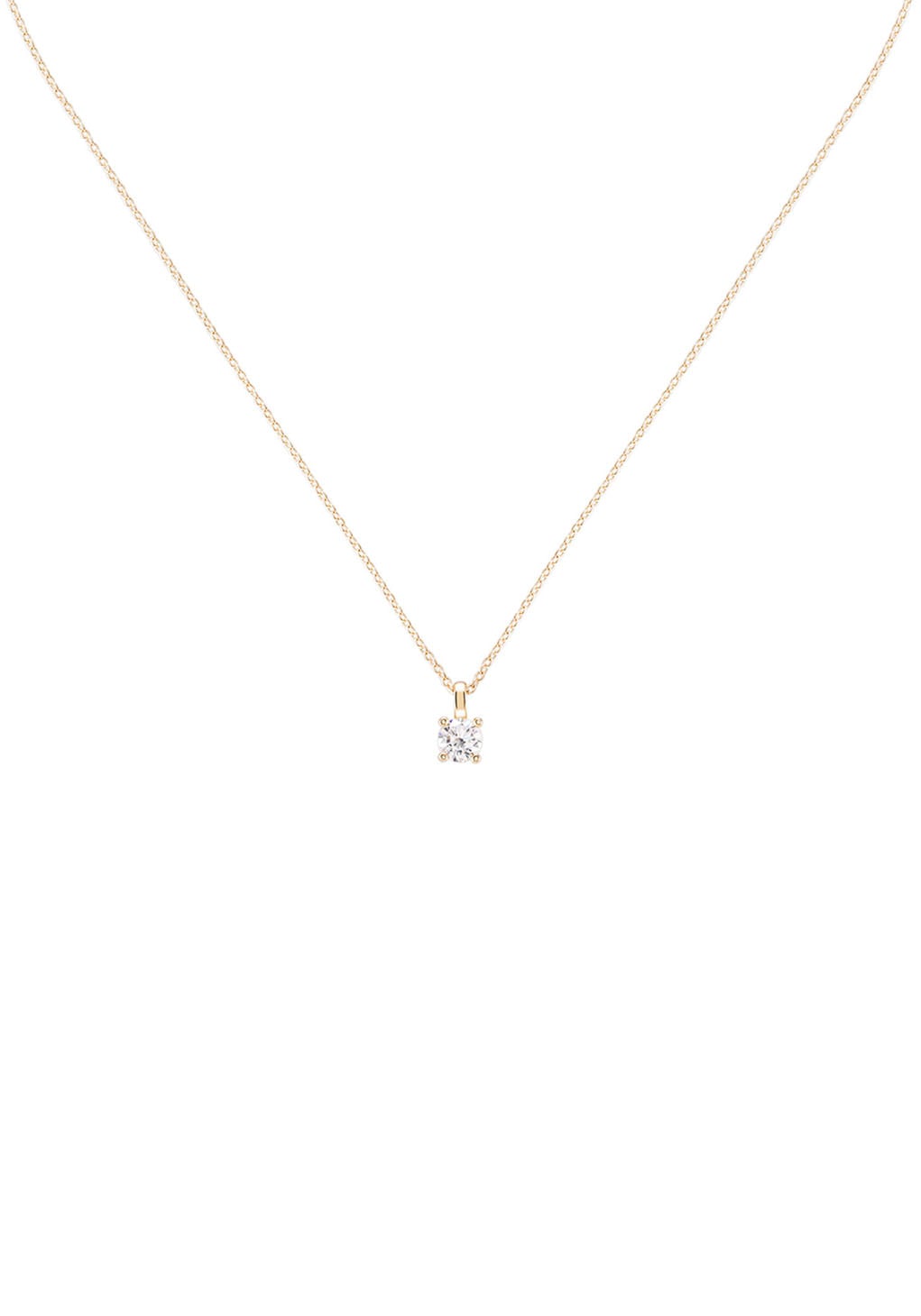 UNIKE JEWELLERY Kette mit Anhänger »CLASSY SOLITAIRE, UK.CL.1204.0258«, mit Zirkonia (synth.) von UNIKE JEWELLERY
