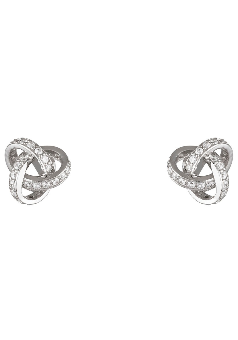 UNIKE JEWELLERY Paar Ohrstecker »CLASSY EMBRACE KNOTEN, UK.BR.1206.0024«, mit Zirkonia (synth.) von UNIKE JEWELLERY