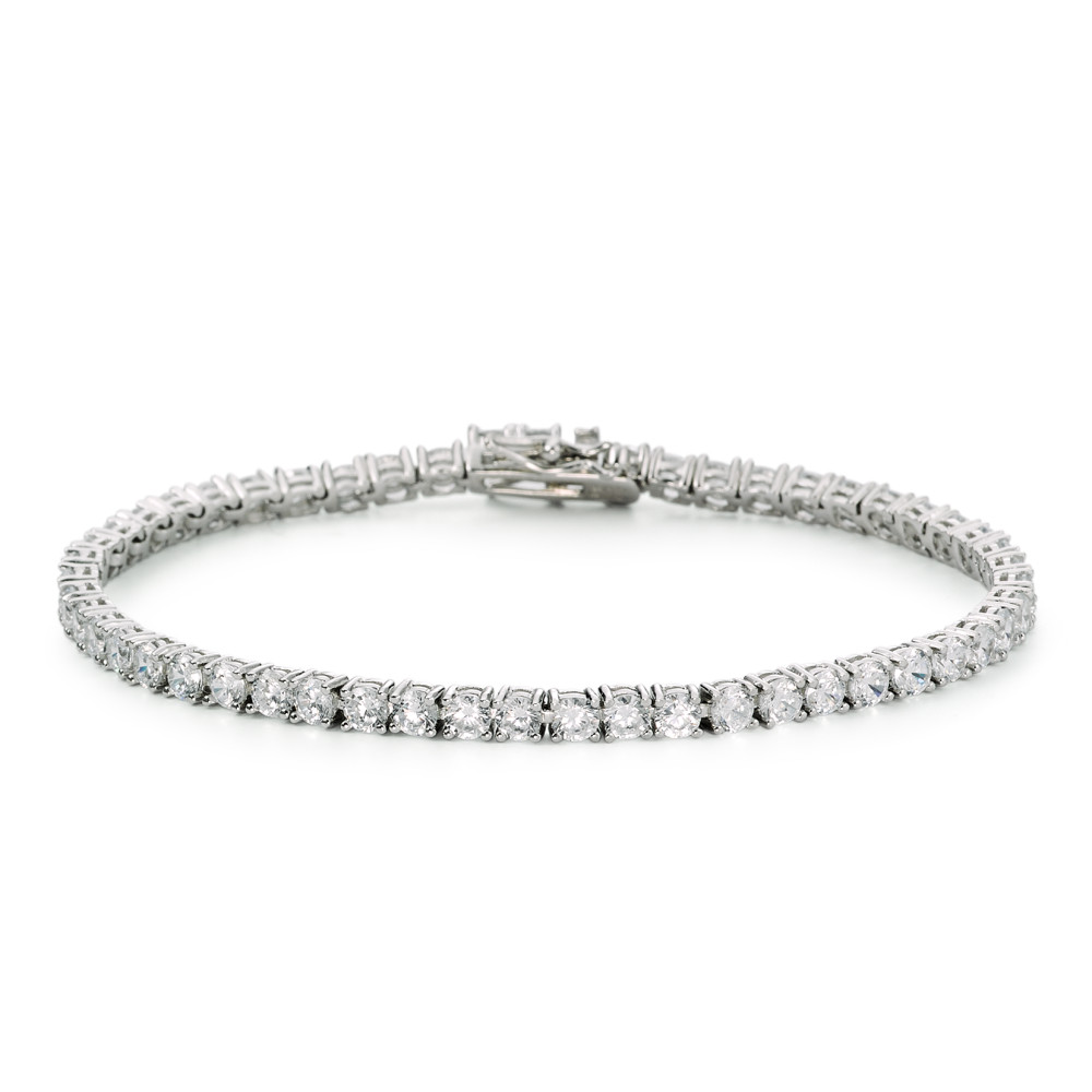 URECH Damen Armband Silber Zirkonia rhodiniert 18 cm von URECH