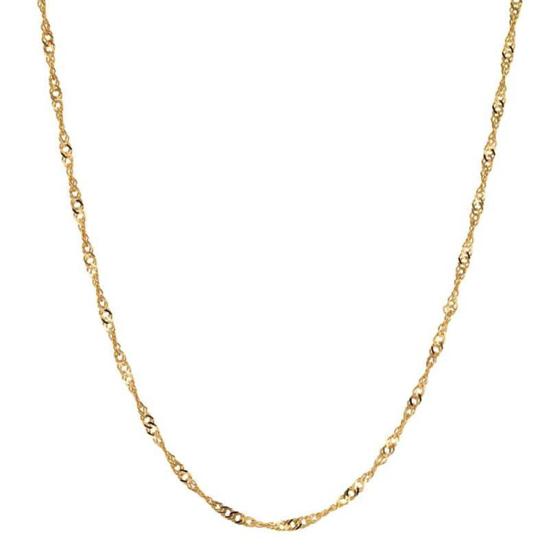 URECH Damen Halskette 750/18 K Gelbgold 42 cm von URECH