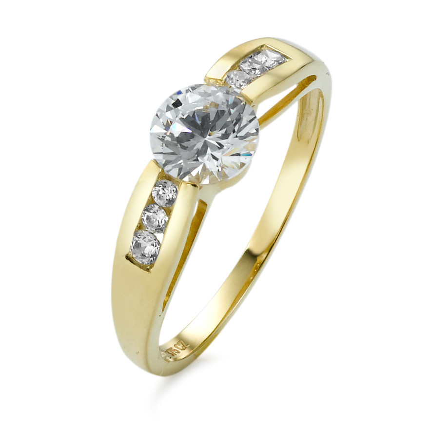 URECH Damen Ring Gold 375 mit Zirkonias von URECH