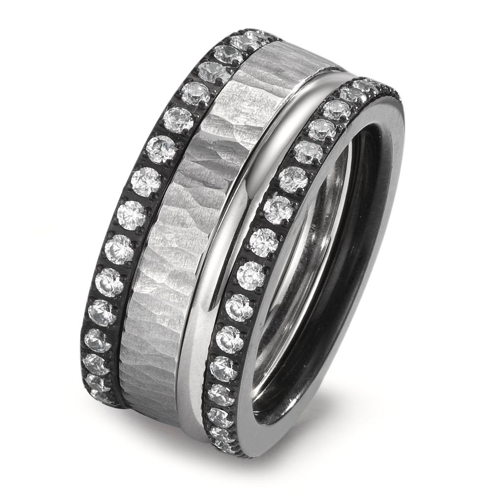 URECH Damen Ringset 4-teilig mit Zirkonia von URECH