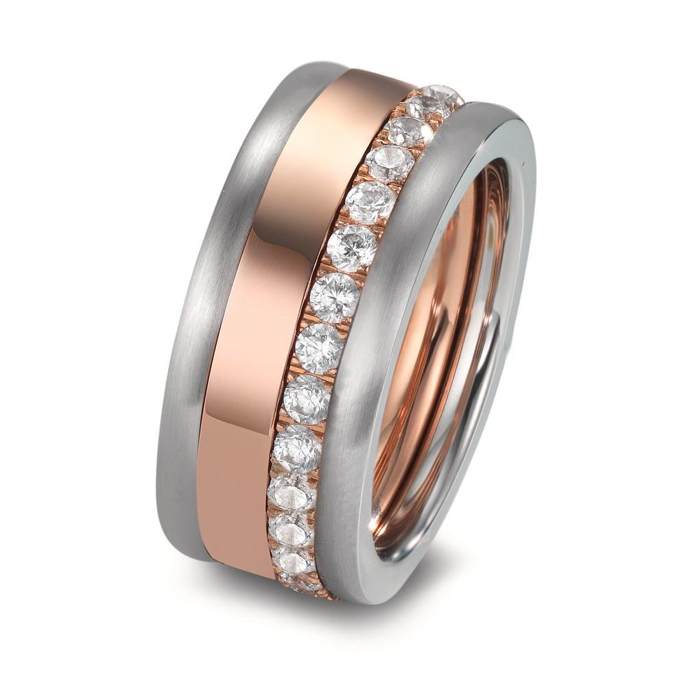 URECH Damen Ringset 4-teilig mit Zirkonia von URECH