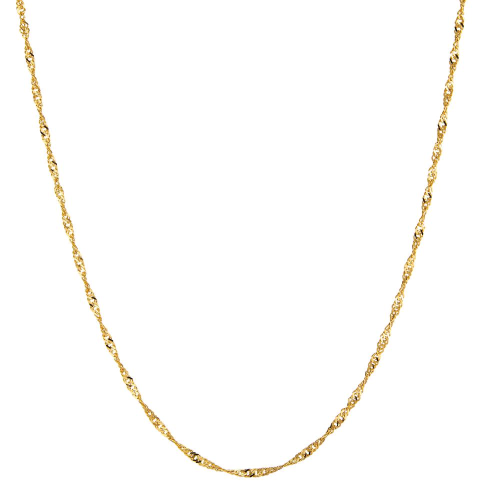 URECH Damen Singapur-Halskette 750/18 K Gelbgold  42 cm von URECH