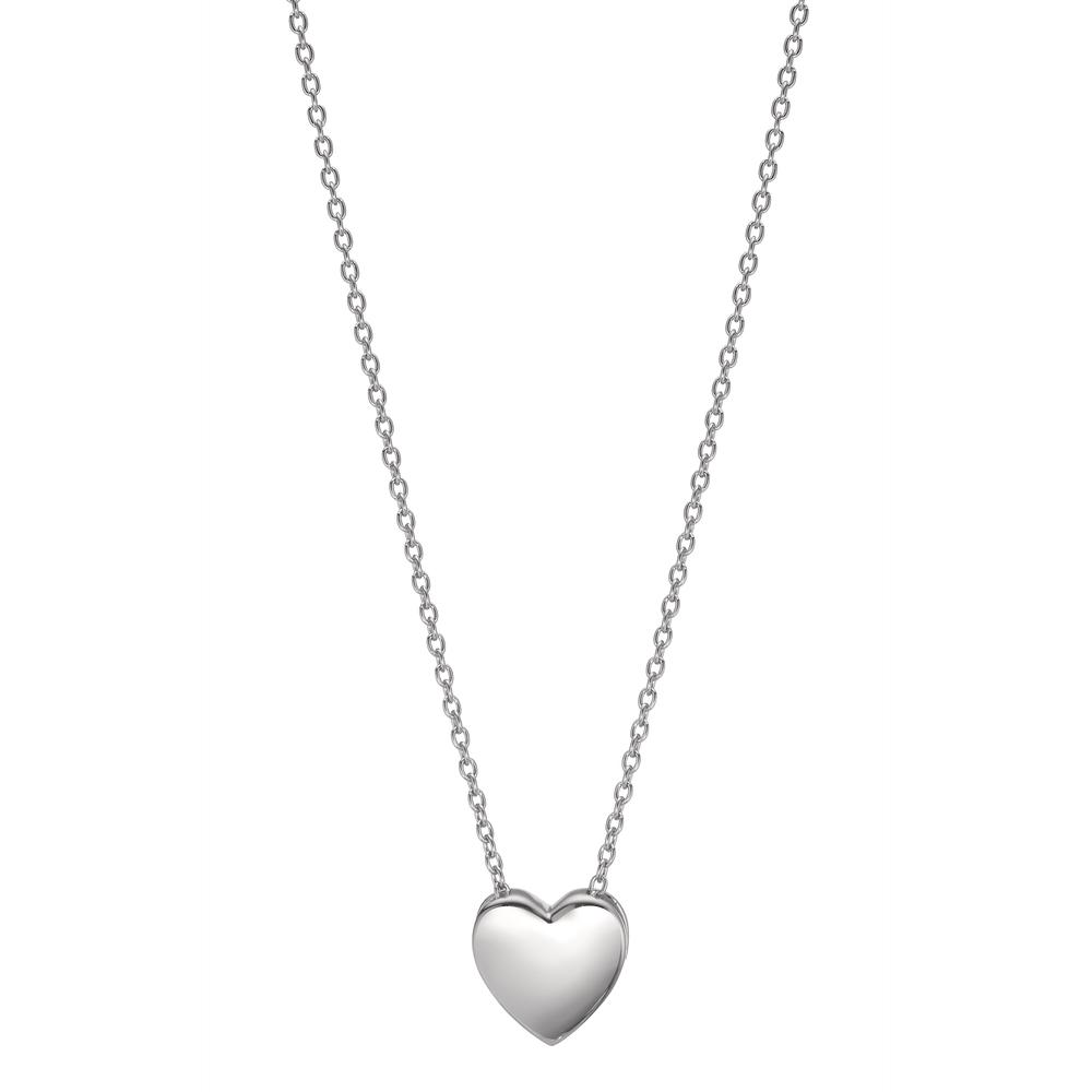 URECH Damen Collier Silber rhodiniert Herz 42-45 cm verstellbar von URECH