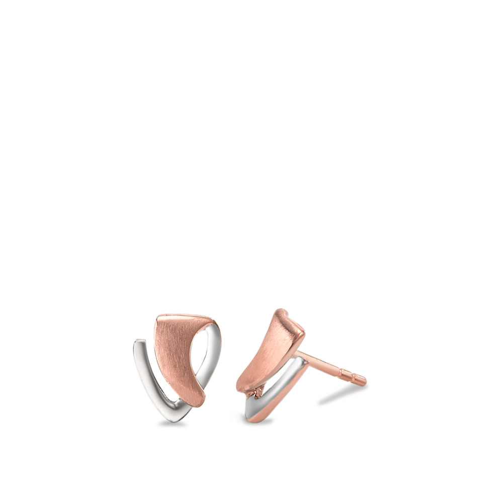 URECH Damen Ohrstecker 375/9 K Rosegold, 375/9 K Weissgold von URECH