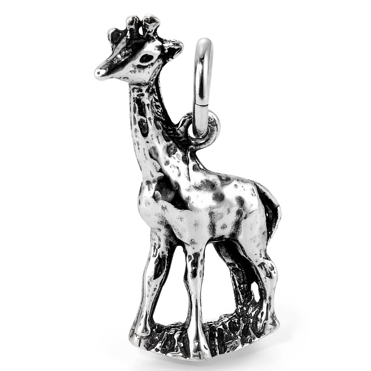 URECH Herren Anhänger Silber patiniert Giraffe von URECH