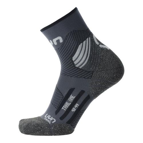 UYN Man Run Trail One Socks - grey/white (Grösse: 45/47) von UYN