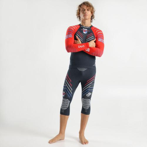 UYN Natyon 3.0 Great Britain Uw Shirt Lg_Sl.Turtle Neck - great britain (Grösse: XS) von UYN