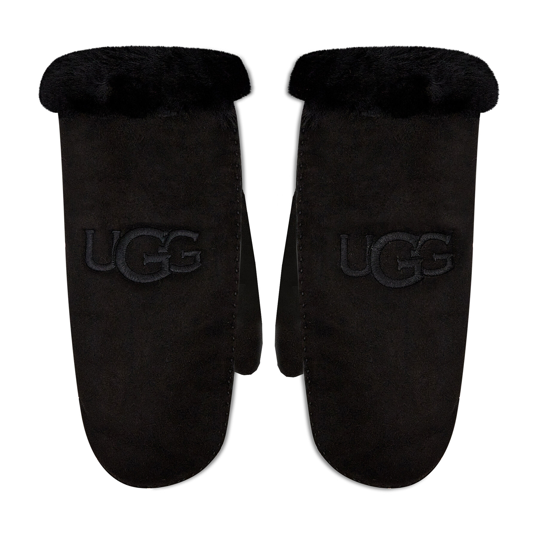 Damenhandschuhe Ugg Sheepskin Embroider Mitten 20932 Blk von Ugg