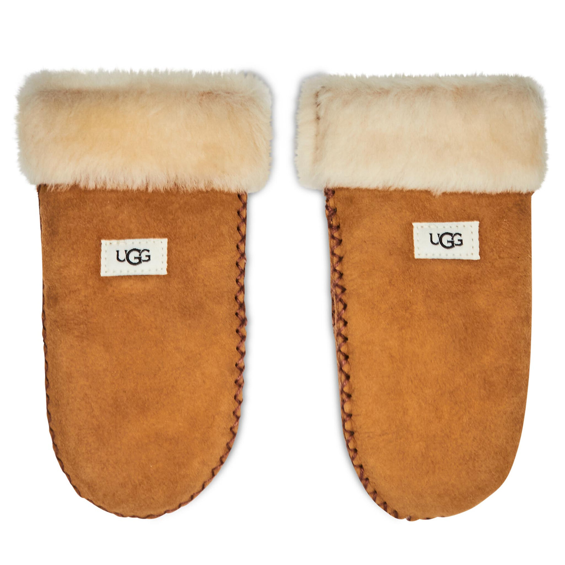 Kinderhandschuhe Ugg K Sheepskin Mitten W Stitch 20095 Chestnut von Ugg