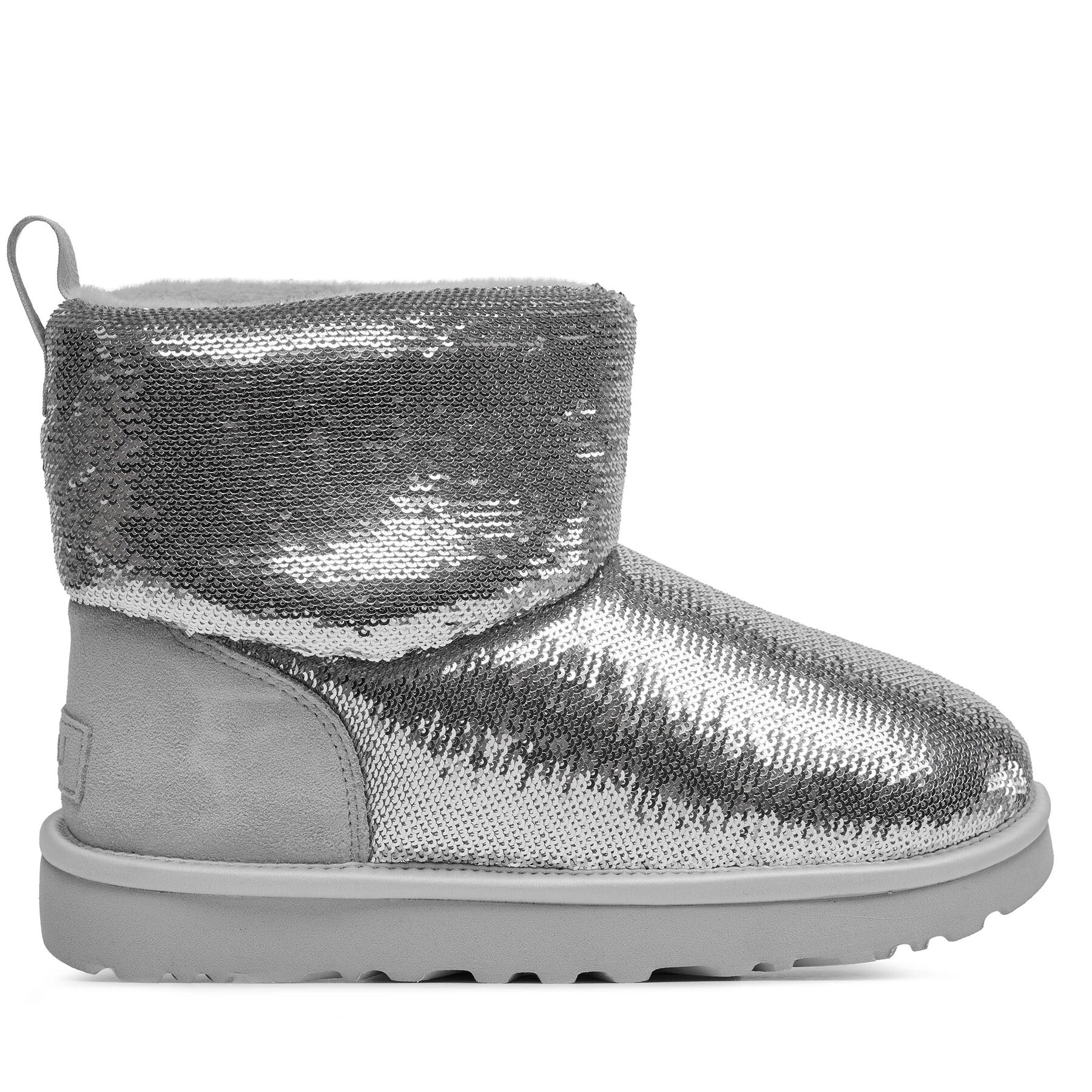 Schneeschuhe Ugg W Classic Mini Mirror Ball 1151291 Slvr von Ugg