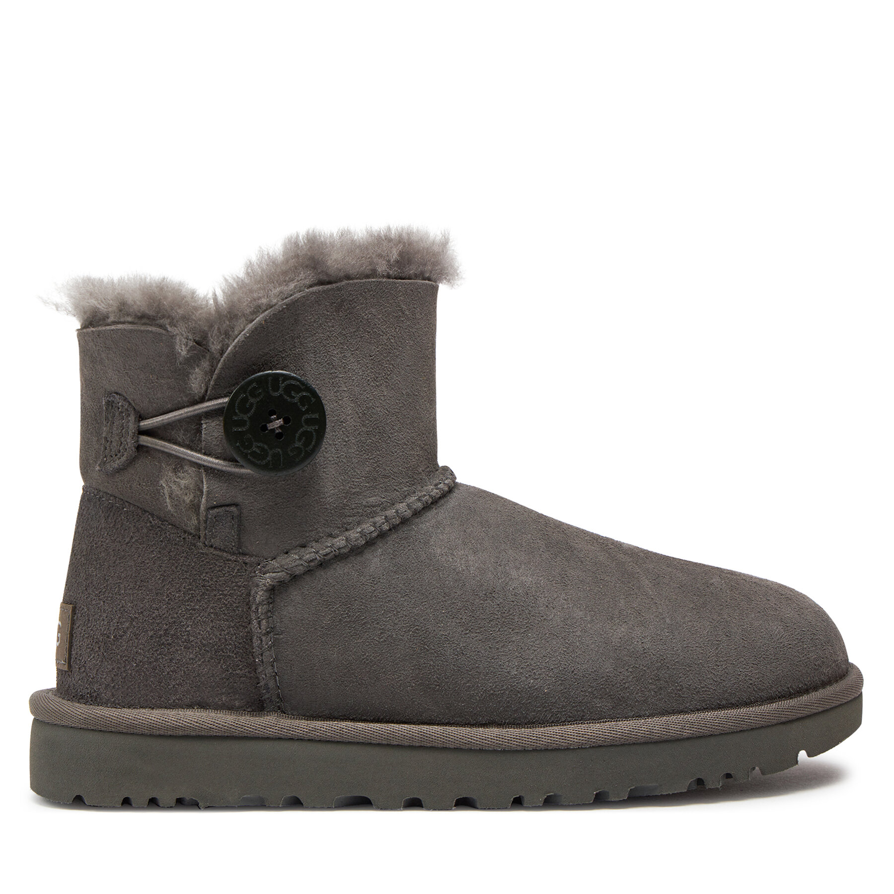 Schneeschuhe Ugg W Mini Bailey Button II 1016422 W/Grey von Ugg