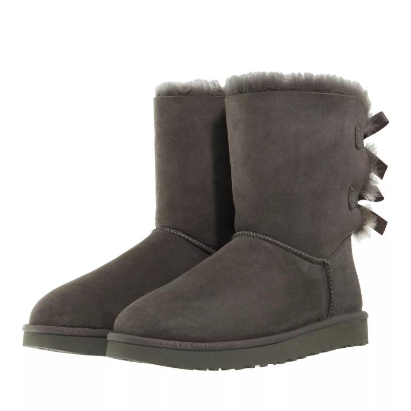 UGG Boots & Stiefeletten - W Bailey Bow Ii - Gr. 36 (EU) - in Grau - für Damen von Ugg