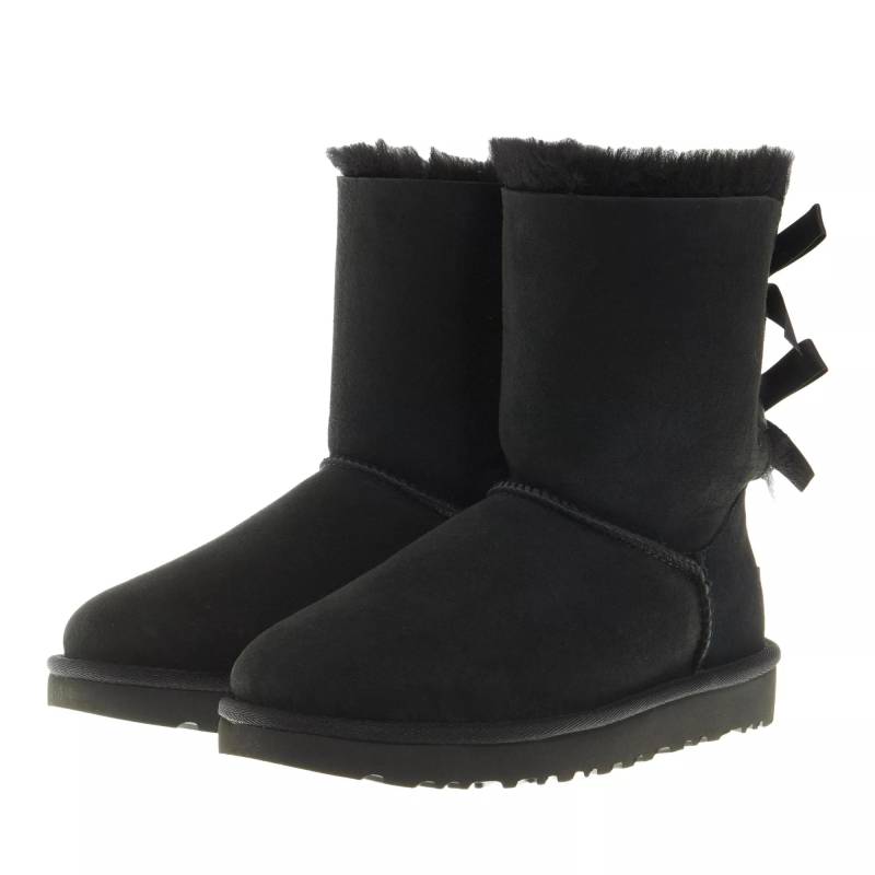 UGG Boots & Stiefeletten - W Bailey Bow Ii - Gr. 41 (EU) - in Schwarz - für Damen von Ugg