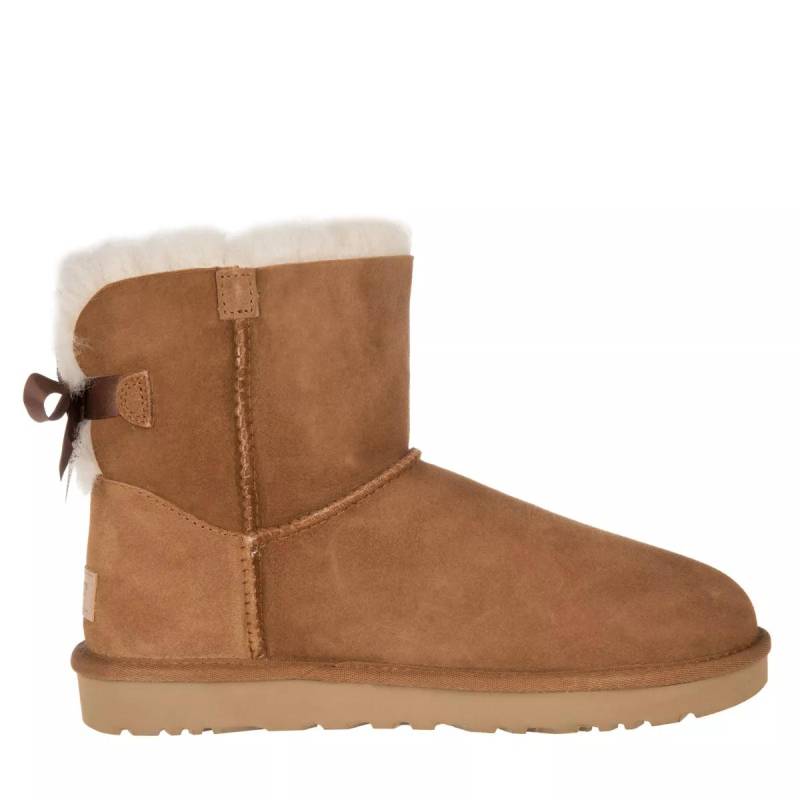 UGG Stiefel & Boots - W Mini Bailey Bow Ii - Gr. 41 (EU) - in Cognacbraun - für Damen von Ugg