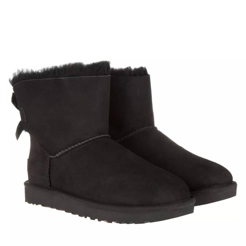 UGG Stiefel & Boots - W Mini Bailey Bow Ii - Gr. 41 (EU) - in Schwarz - für Damen von Ugg