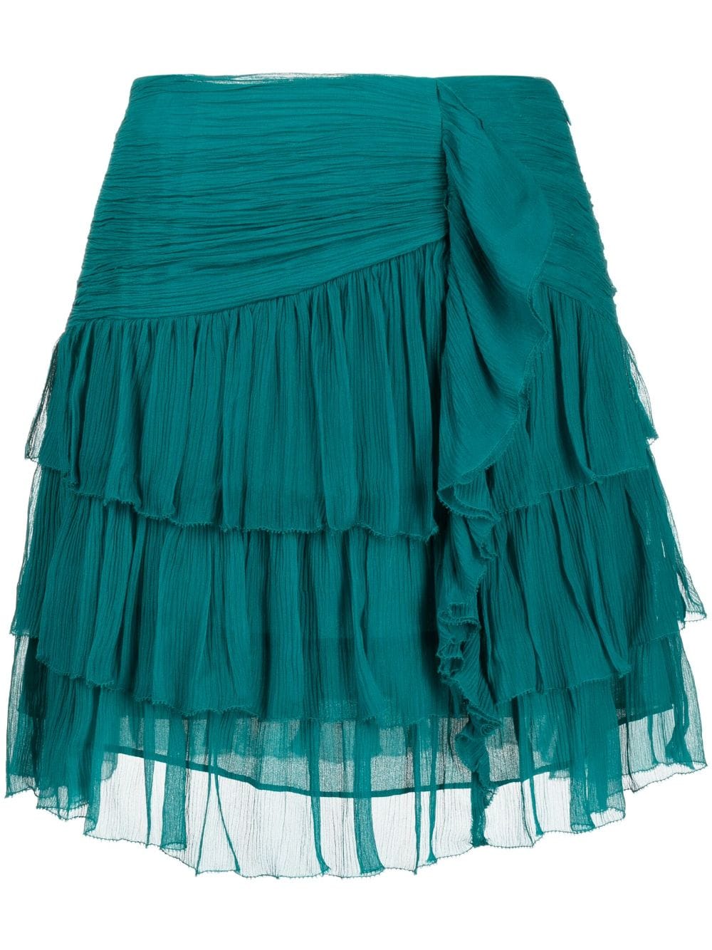 Ulla Johnson A-Line ruffled skirt - Blue von Ulla Johnson