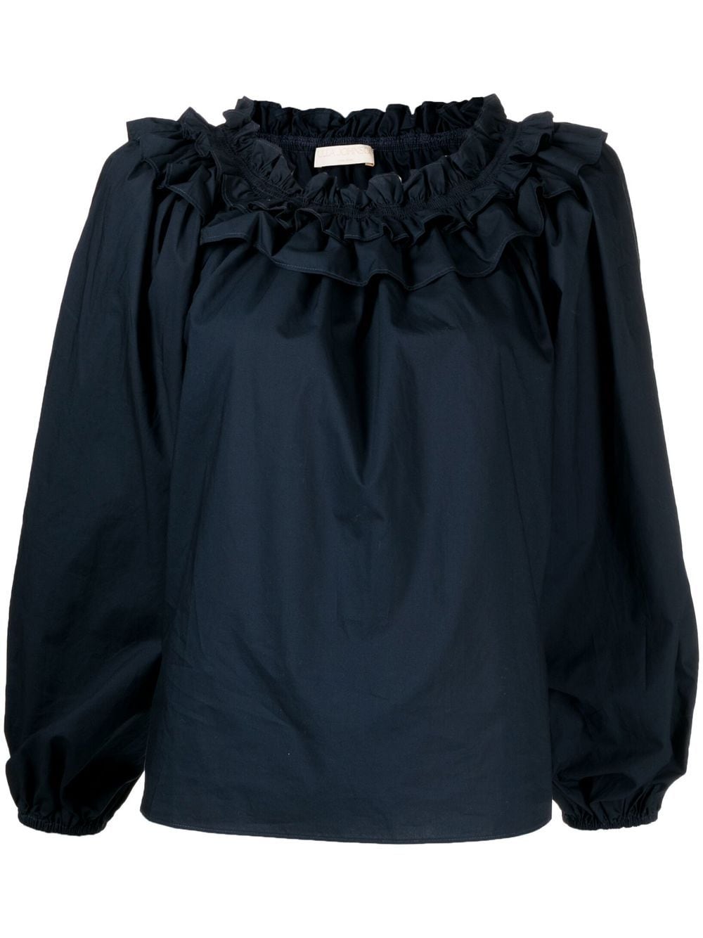 Ulla Johnson Olga ruffled cotton blouse - Blue von Ulla Johnson